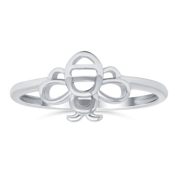 Bumblebee Band Oxidized Solid 925 Sterling Silver Thumb Ring (9mm)